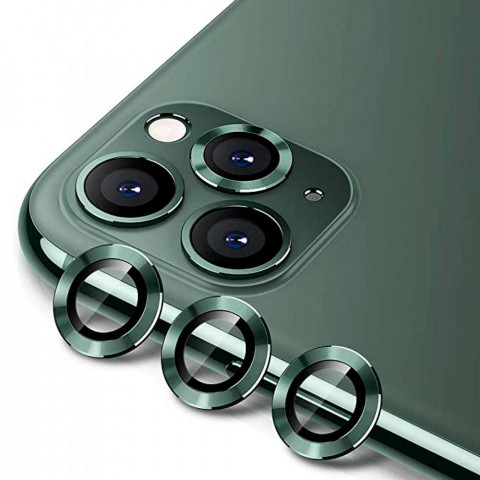 Защитное стекло на камеру iPhone 11 Pro Max Blueo Armor Geen